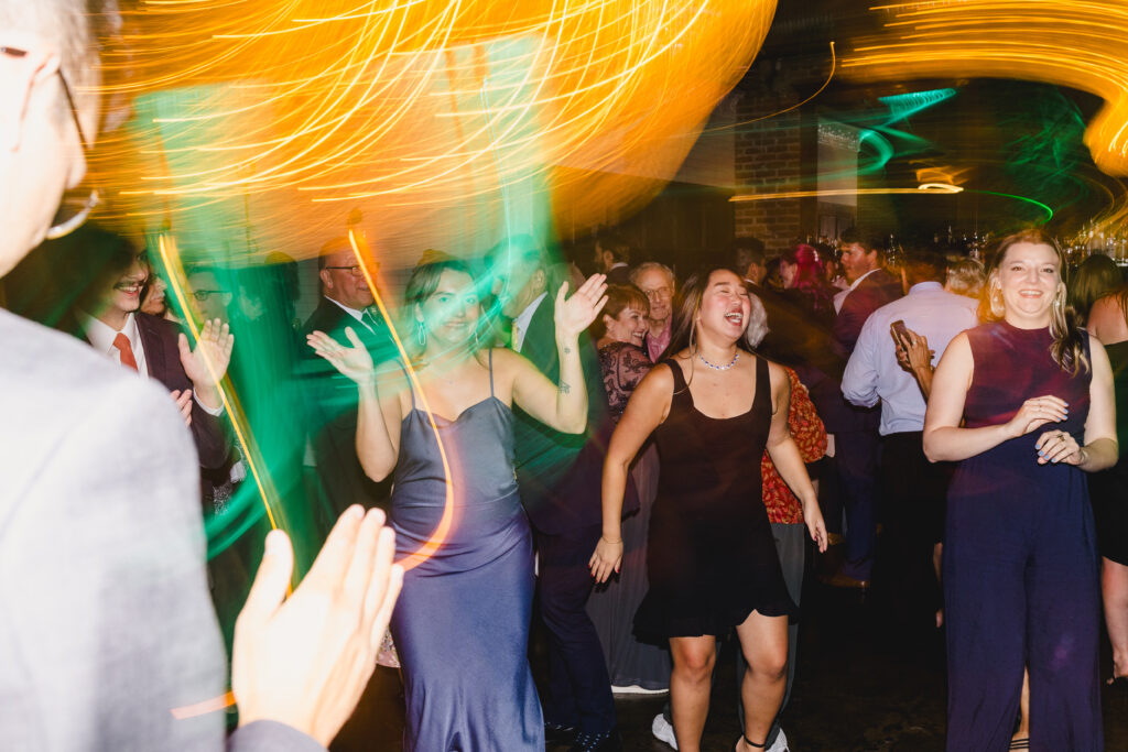 Guests having a good time on the dance floor at The Guild KC.