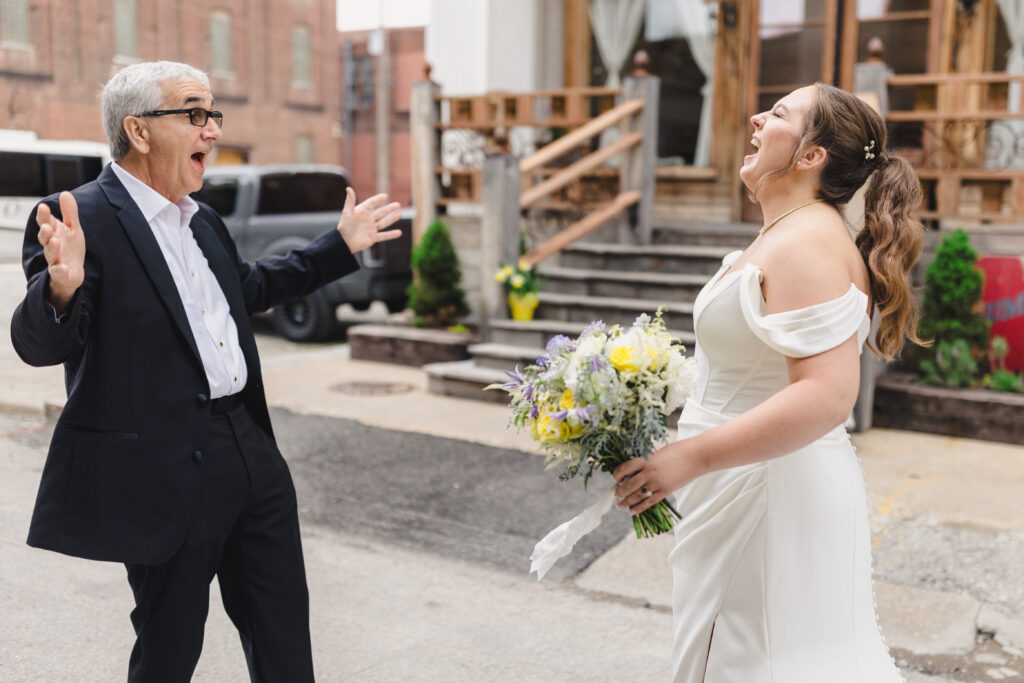 fun wedding moments captured within wedding photography package