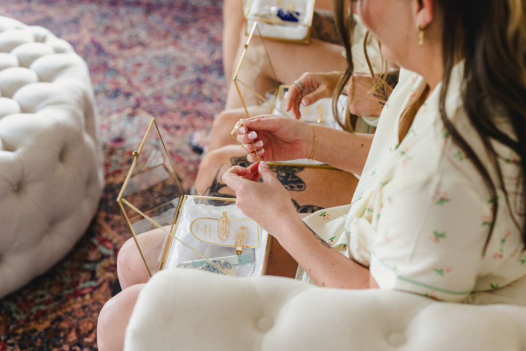 bridal party gift giving