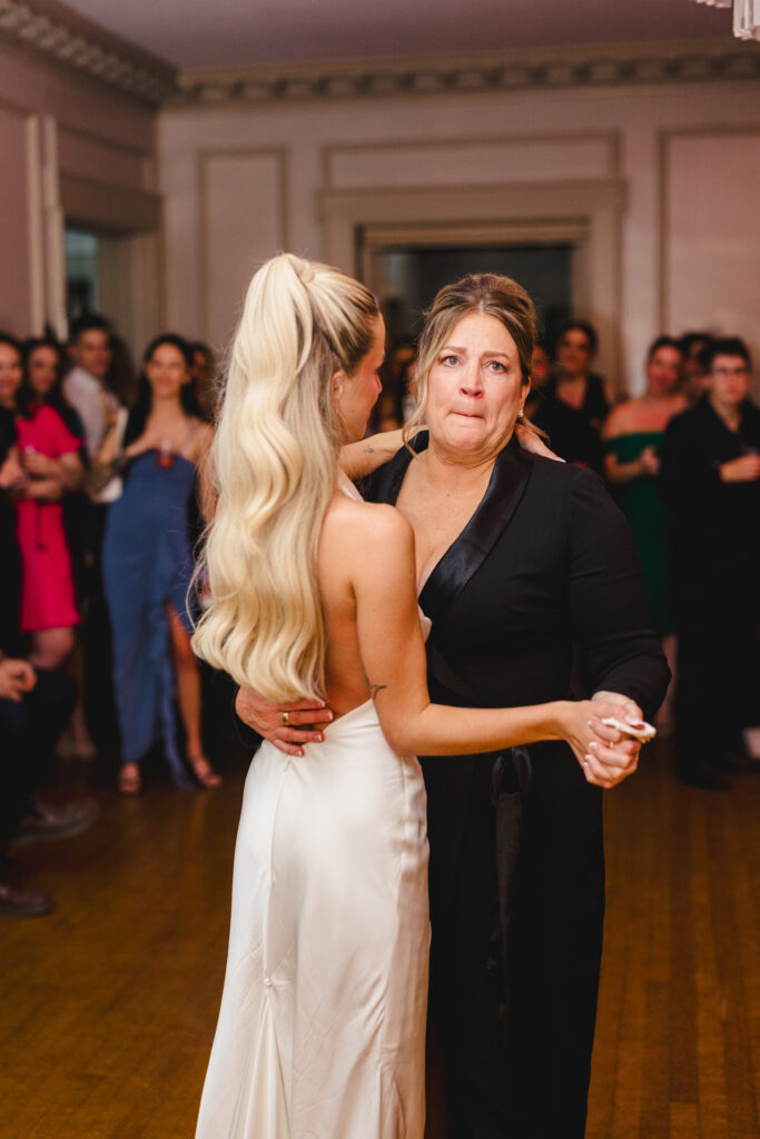 bride and mother dance