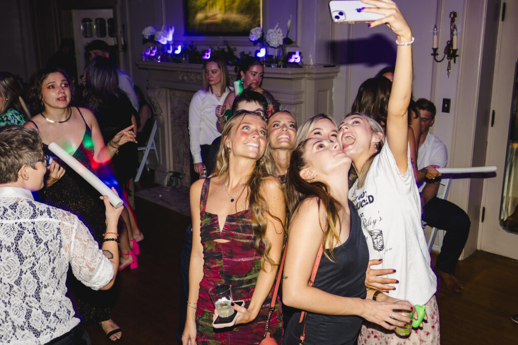 wedding party and dancing