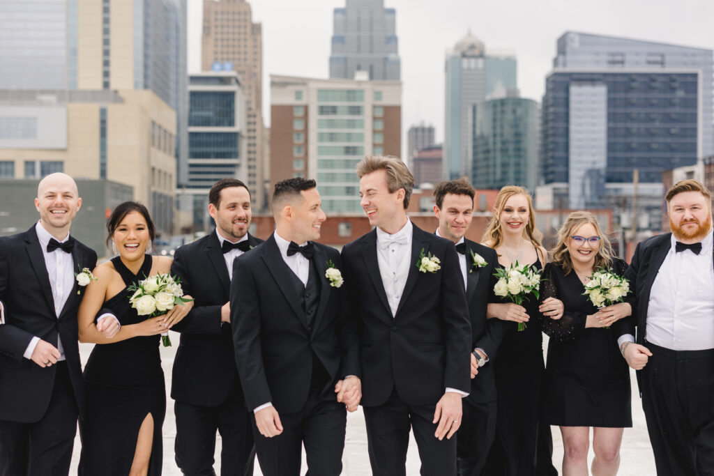 wedding party photography