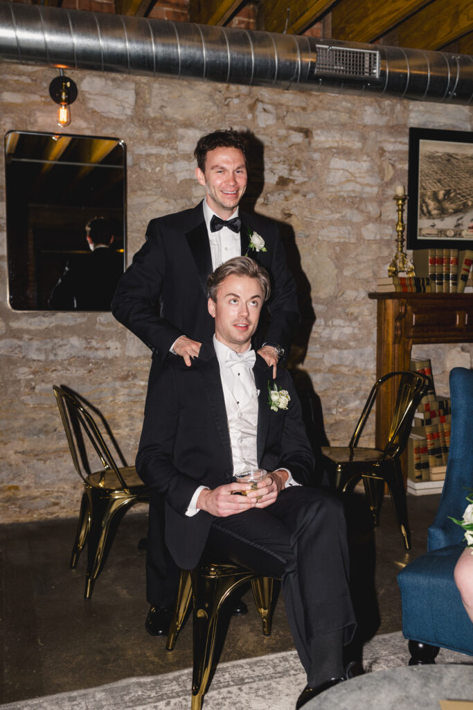 the wedding couple  at kansas city wedding