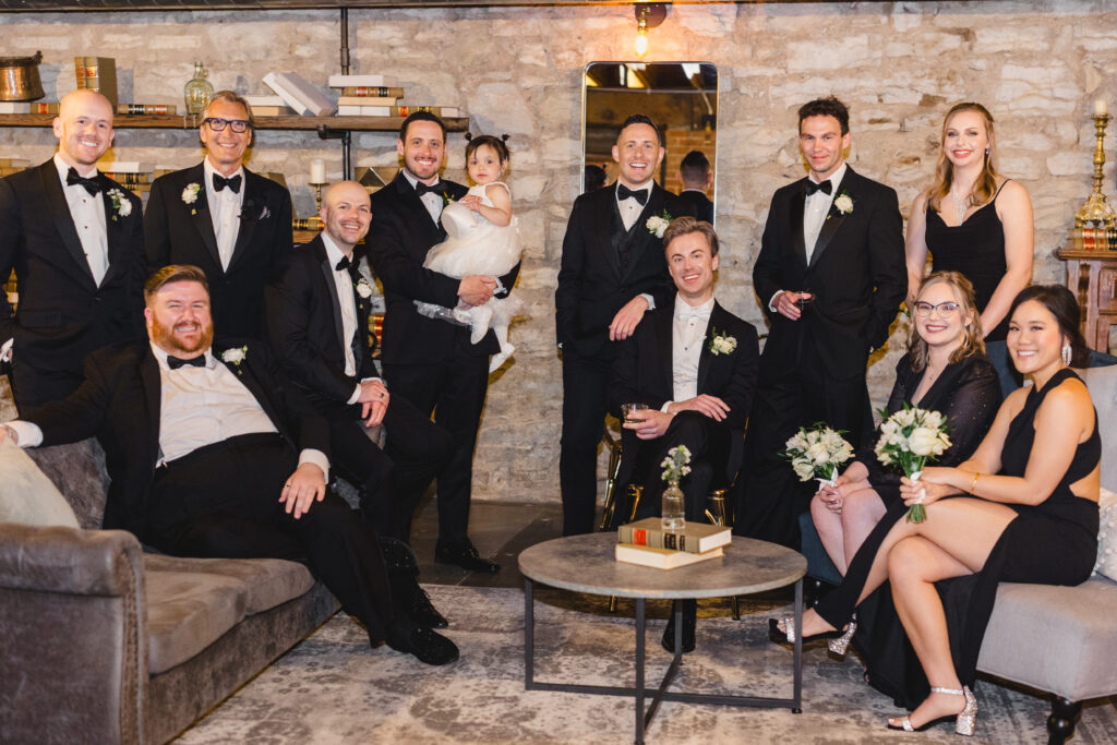 kansas city wedding party