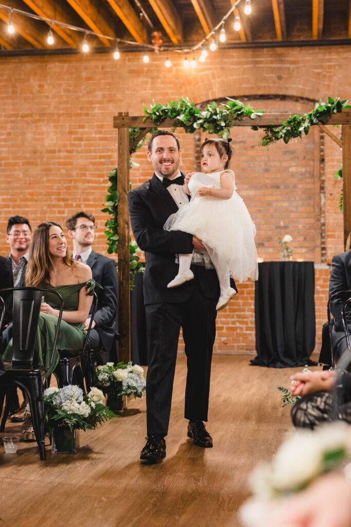 wedding ceremony at kansas city wedding