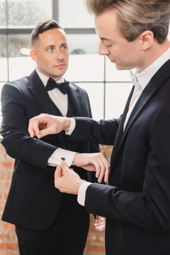wedding couple at kansas city wedding
