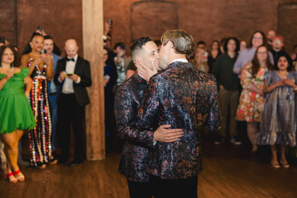 groom and groom kansas city wedding photography