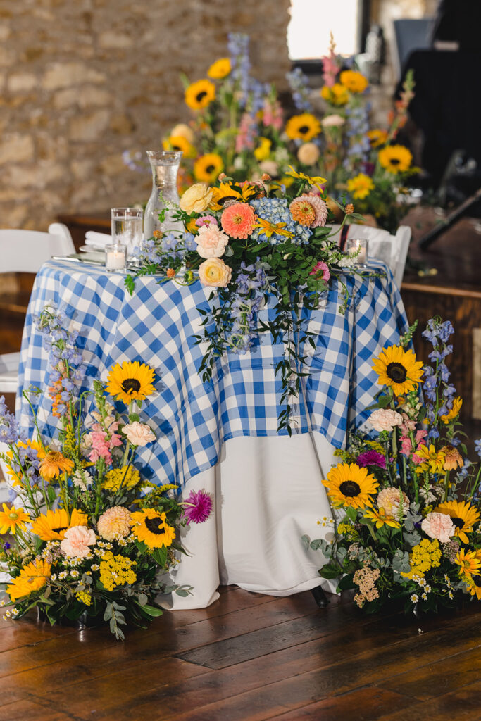 Color Schemes for Weddings summer florals