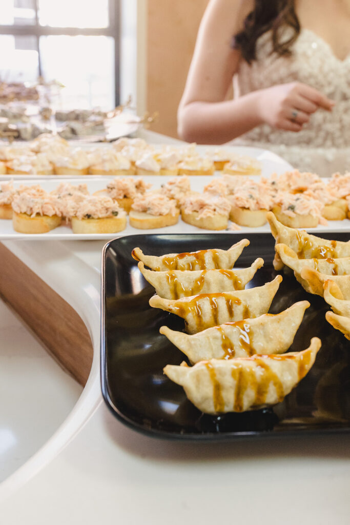 wedding food and personal details