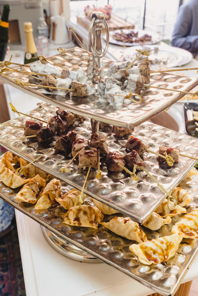 wedding food and details