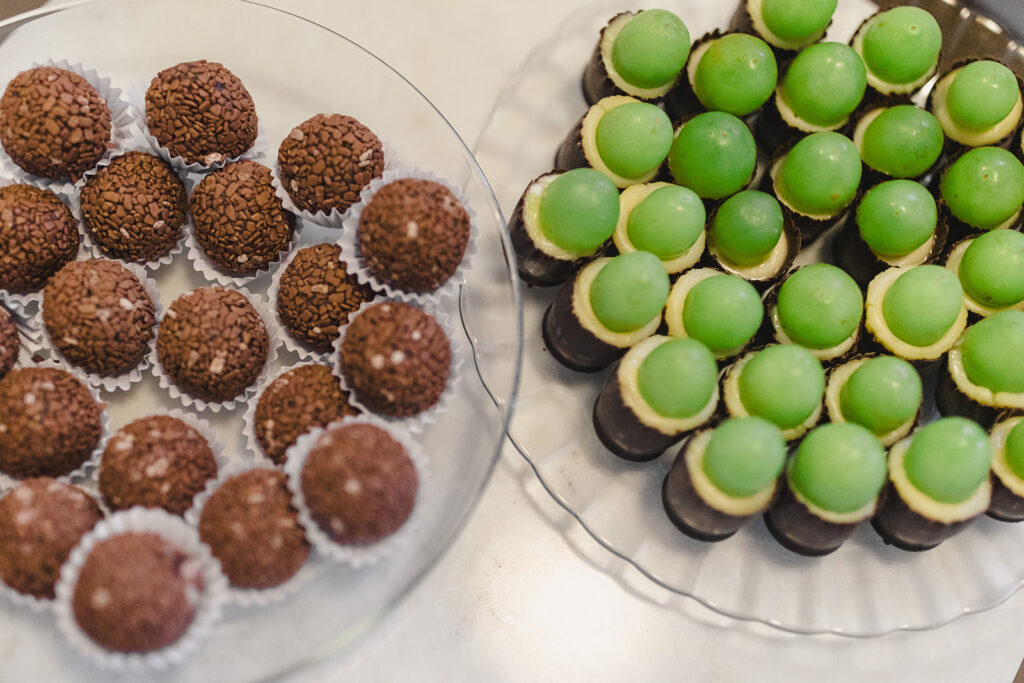 wedding food and details