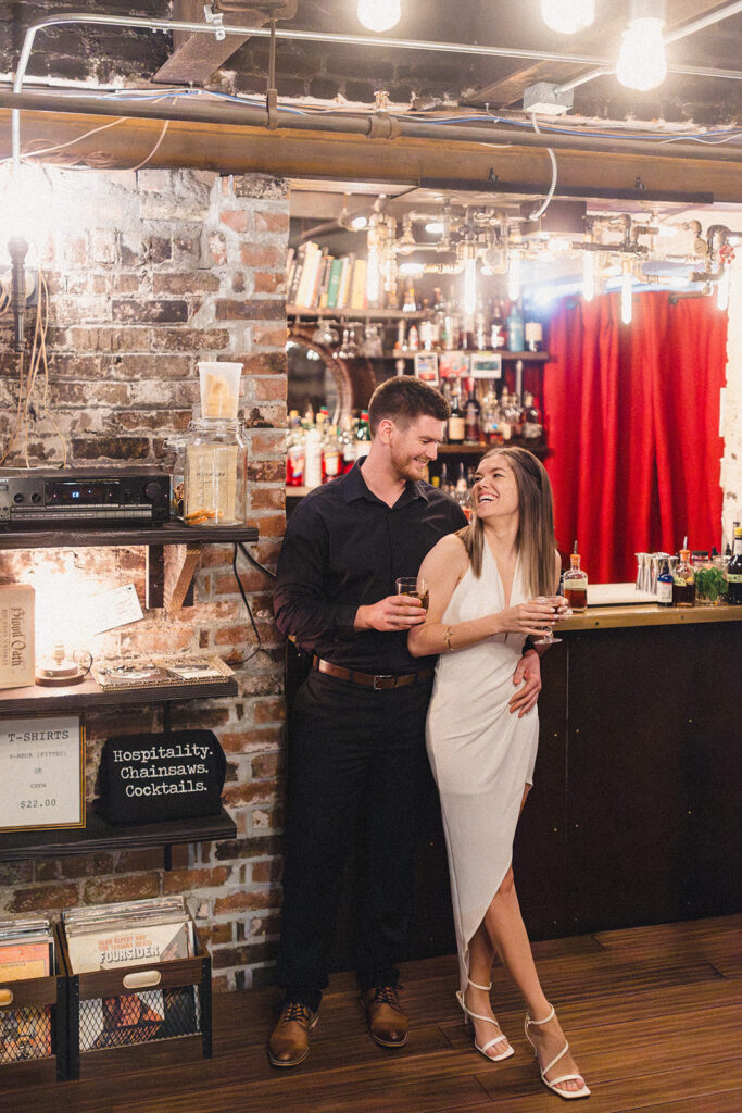 engagement bar photos
