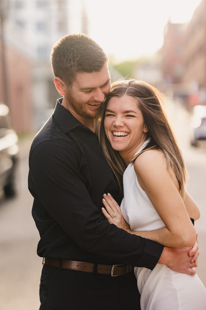engagement session candid photos