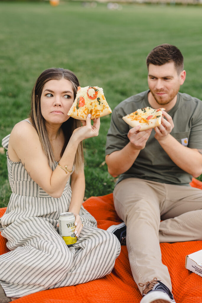 fun engagement photos