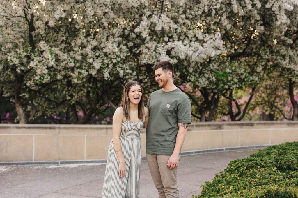 outdoor engagement photos