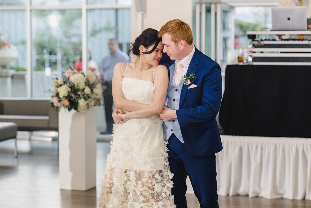 first dance with bride and groom