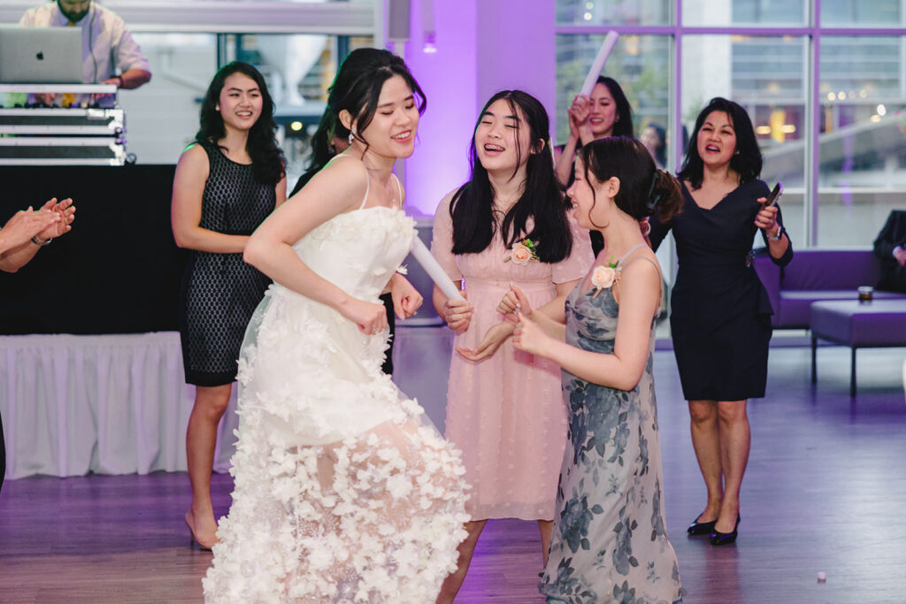 dancing at wedding reception