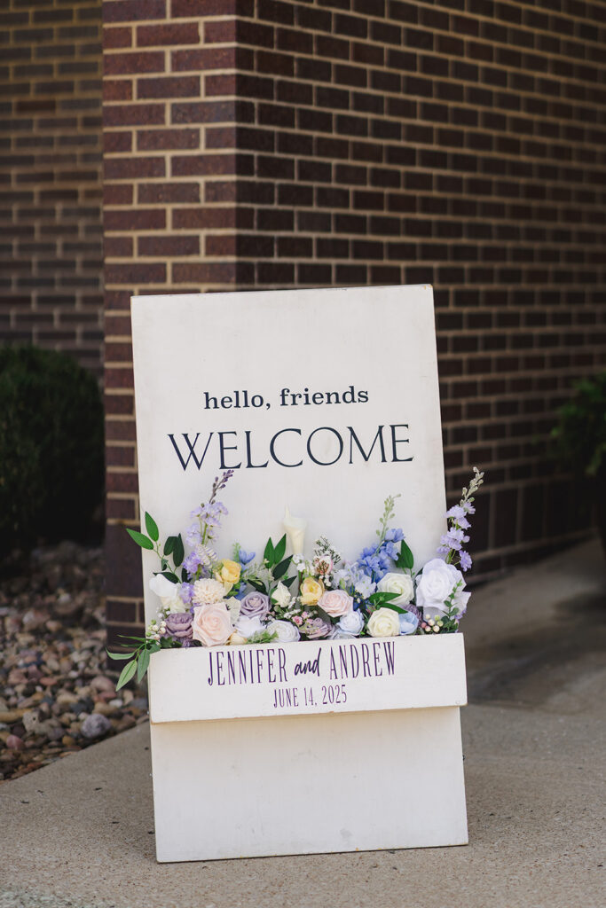 wedding welcome sign