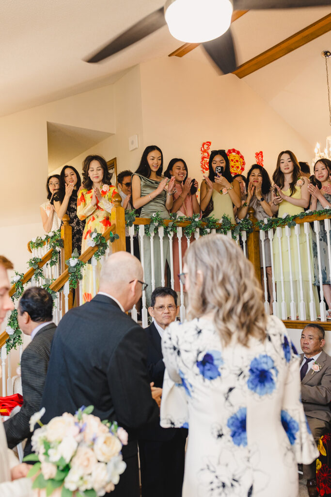 Vietnamese Tea Ceremony bridal entrance