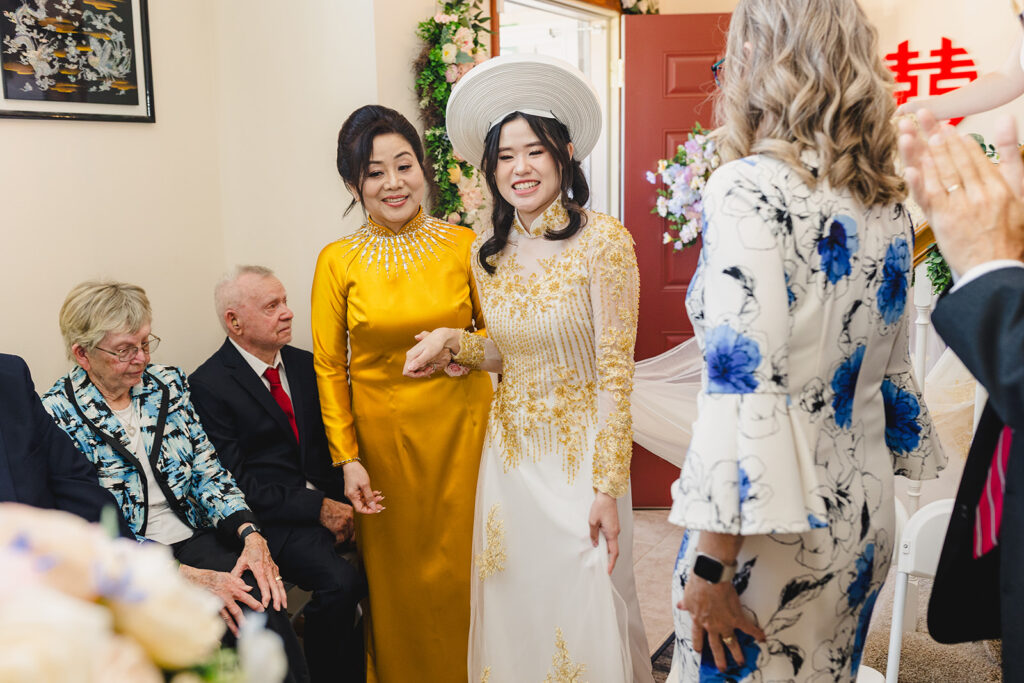 Vietnamese Tea Ceremony bridal entrance