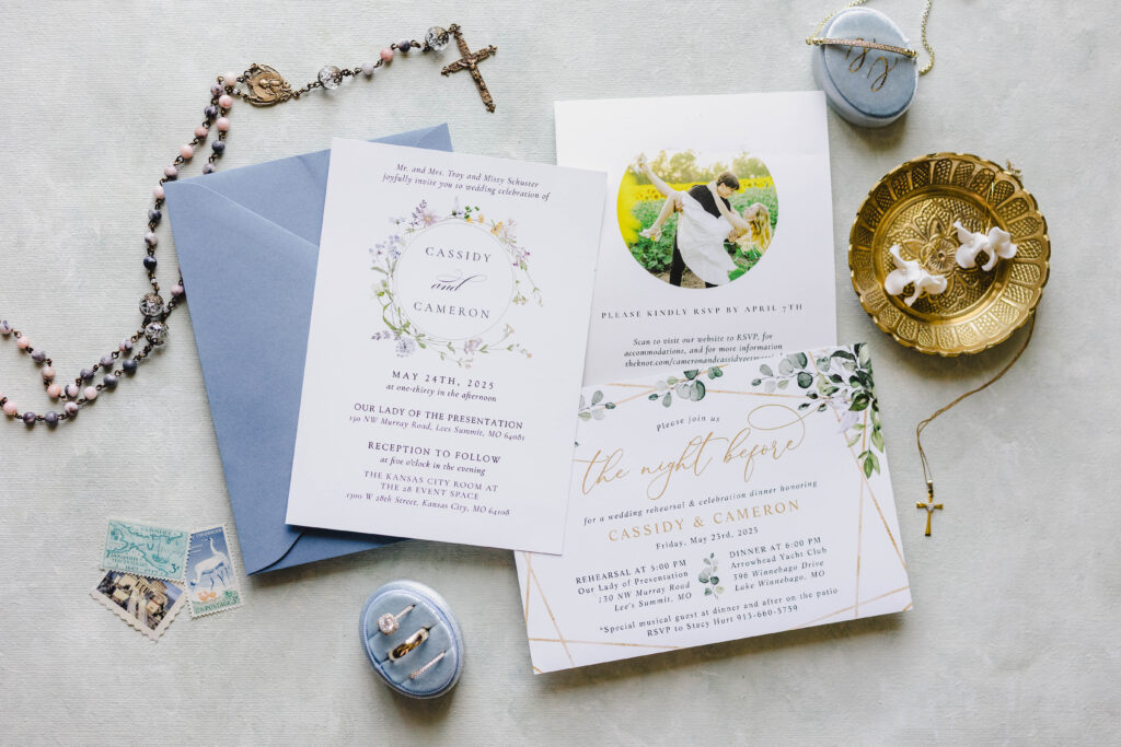 wildflower wedding invitations
