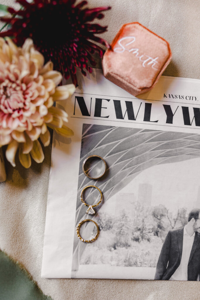 wedding details and flatlay