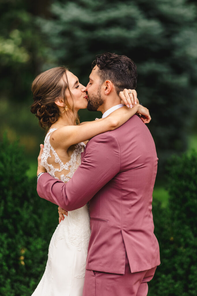 outdoor wedding ceremony kansas city wedding