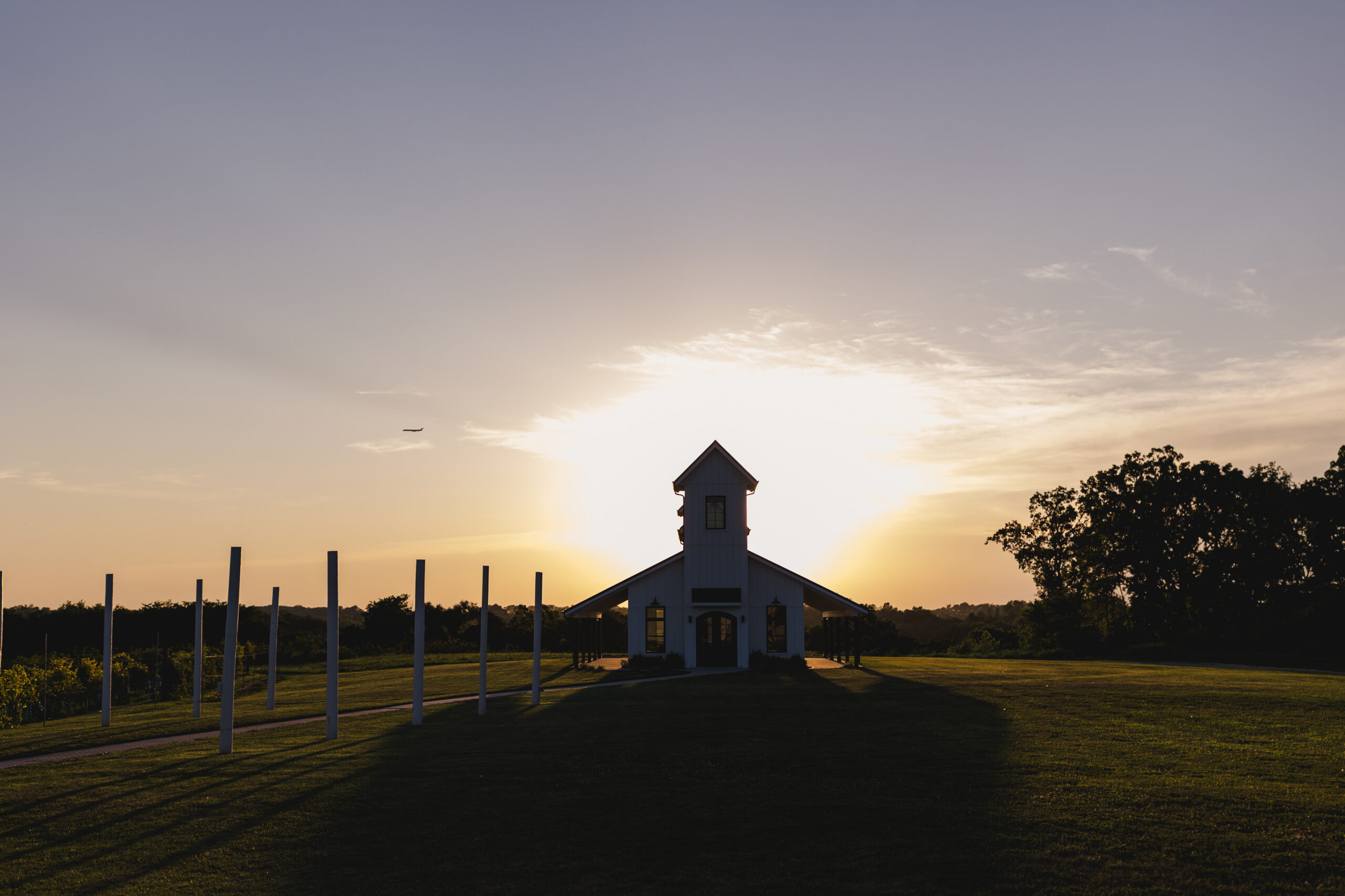 the brim in kansas city at sunset