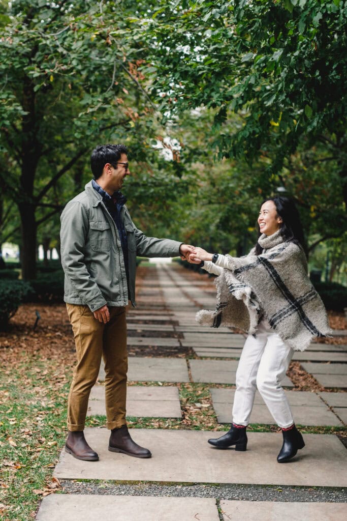 Outdoor proposal at Nelson Atkins shuttlecocks Kansas City