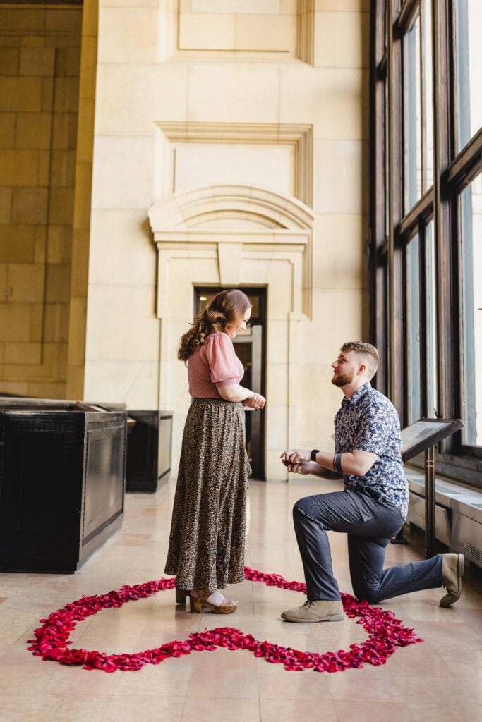 Union Station Kansas City proposal photography