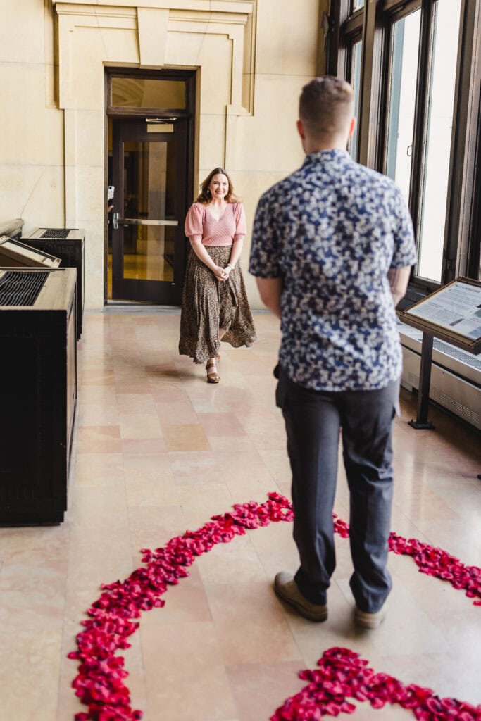 Union Station Kansas City proposal photography