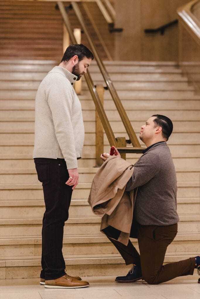 Proposal at the Nelson Atkins Museum of Art Kansas City