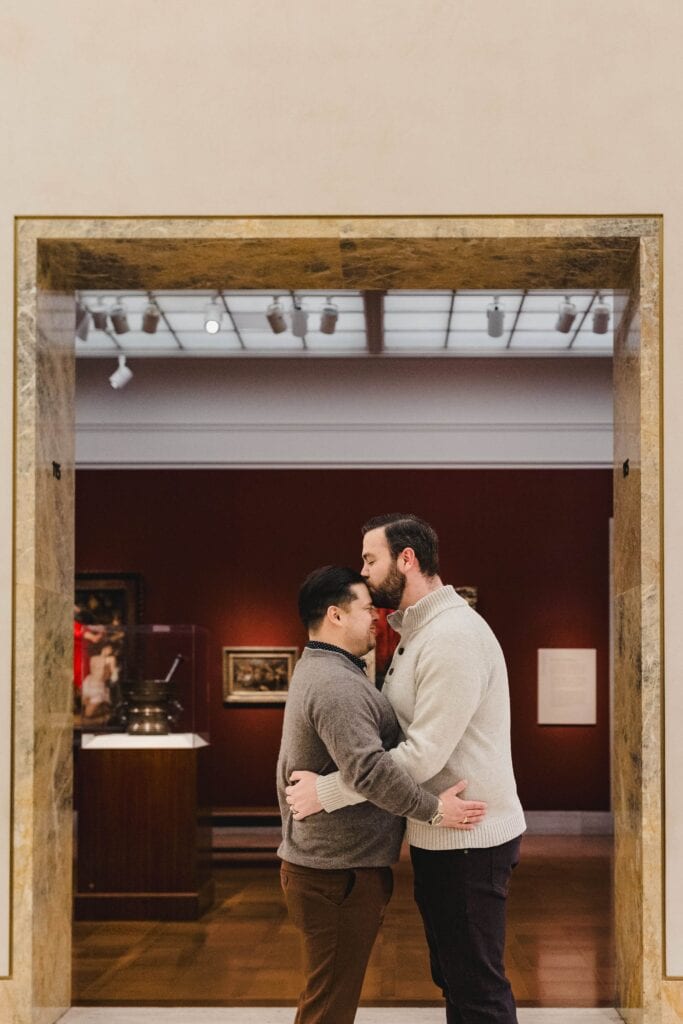 Proposal at the Nelson Atkins Museum of Art Kansas City