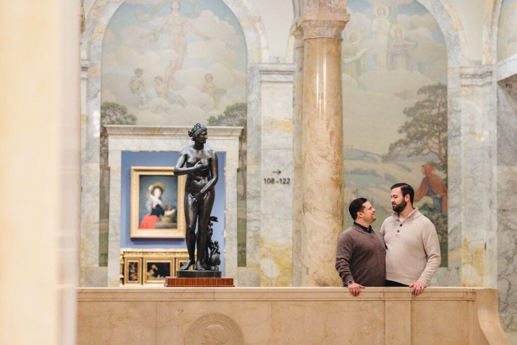 Proposal at the Nelson Atkins Museum of Art Kansas City